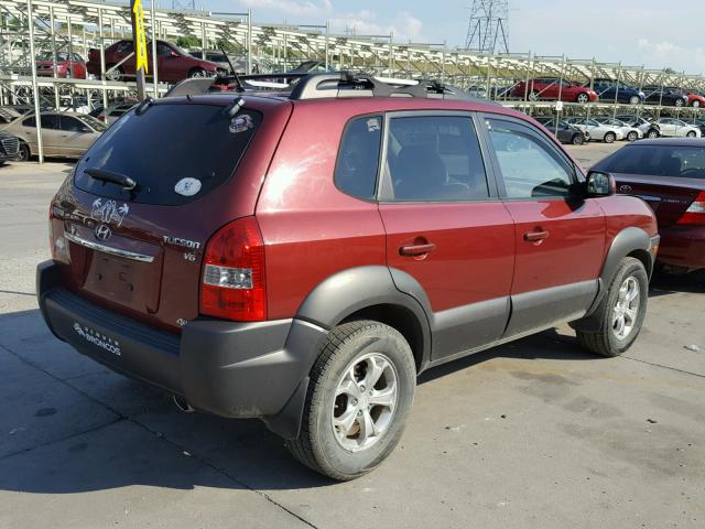 KM8JN72D79U933958 - 2009 HYUNDAI TUCSON SE RED photo 4