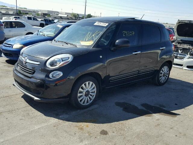 ZFBCFABH8EZ011287 - 2014 FIAT 500L EASY BLACK photo 2