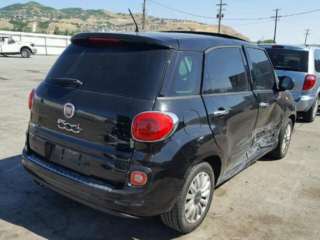 ZFBCFABH8EZ011287 - 2014 FIAT 500L EASY BLACK photo 4