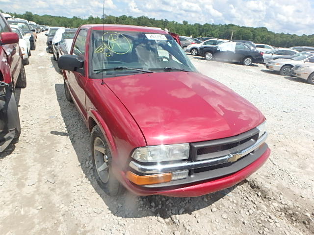 1GCCS14X938260293 - 2003 CHEVROLET S10 BURGUNDY photo 1