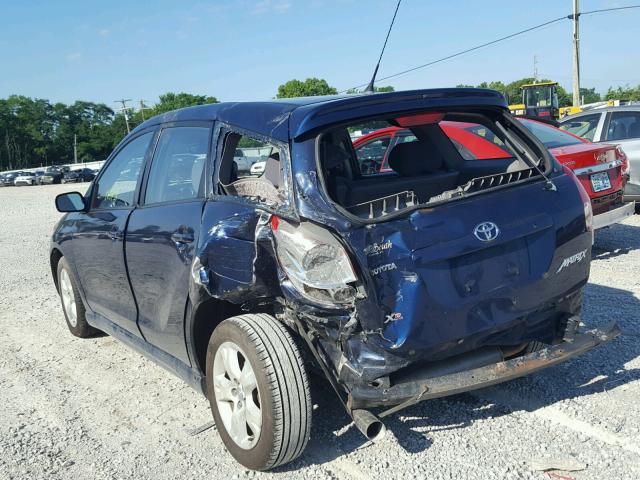 2T1KR32E13C099642 - 2003 TOYOTA MATRIX XR BLUE photo 3