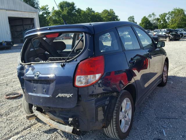 2T1KR32E13C099642 - 2003 TOYOTA MATRIX XR BLUE photo 4
