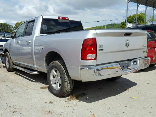 1D7RV1GP4AS113303 - 2010 DODGE RAM 1500 SILVER photo 3