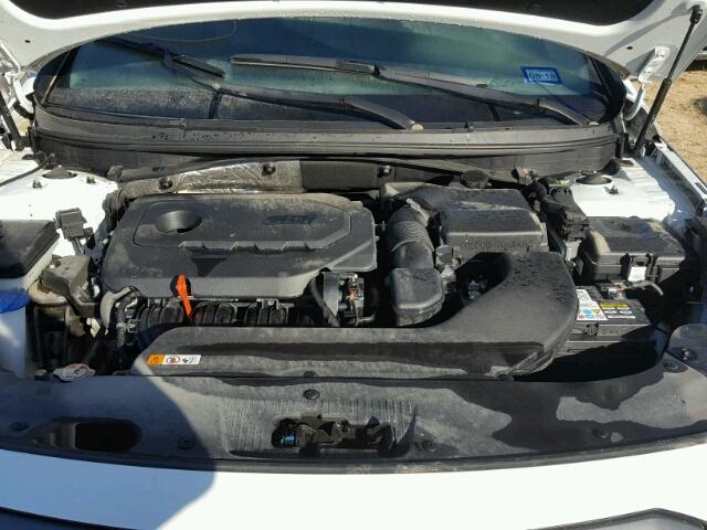 5NPE34AF5FH249462 - 2015 HYUNDAI SONATA SPO WHITE photo 7