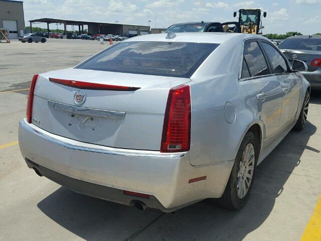 1G6DE5EG6A0112912 - 2010 CADILLAC CTS LUXURY SILVER photo 4