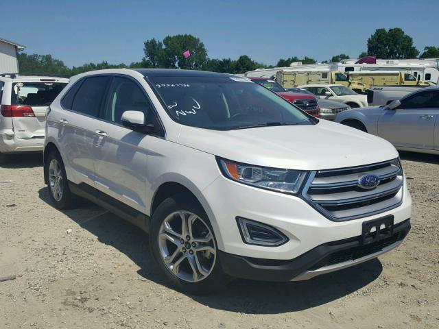 2FMPK3K96GBB52066 - 2016 FORD EDGE TITAN WHITE photo 1