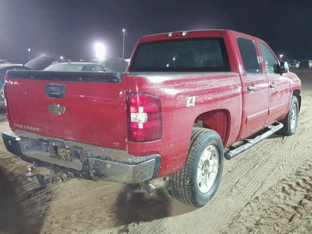 2GCEK13M971522449 - 2007 CHEVROLET SILVERADO RED photo 4