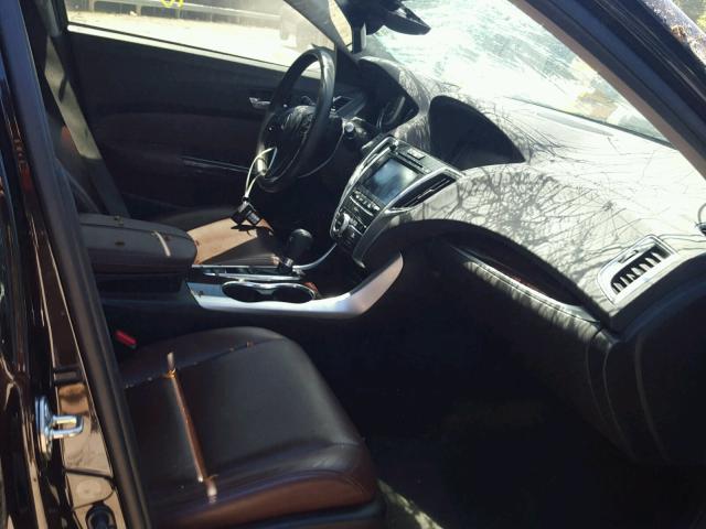 19UUB1F50GA003507 - 2016 ACURA TLX TECH BROWN photo 5