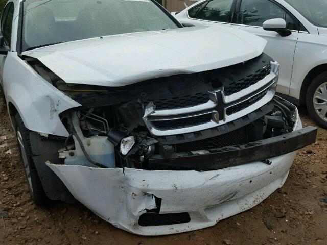 1B3BD4FB3BN621107 - 2011 DODGE AVENGER EX WHITE photo 9