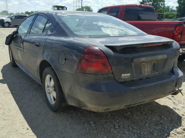 2G2WP552981113981 - 2008 PONTIAC GRAND PRIX BLACK photo 3