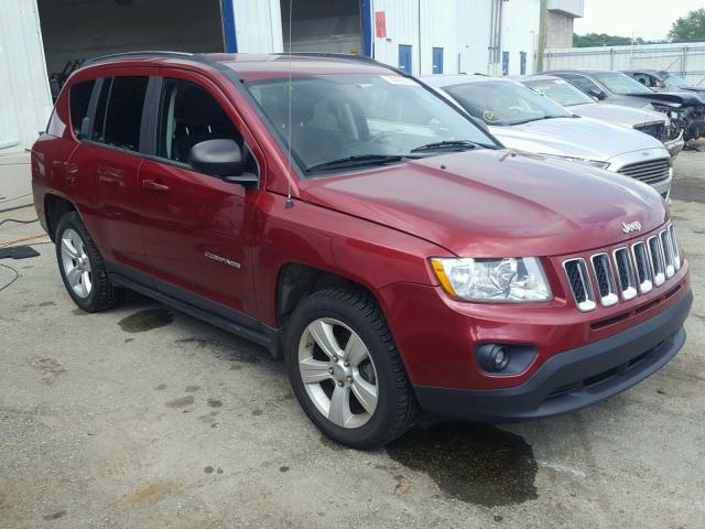 1C4NJCBA2CD526041 - 2012 JEEP COMPASS SP BURGUNDY photo 1