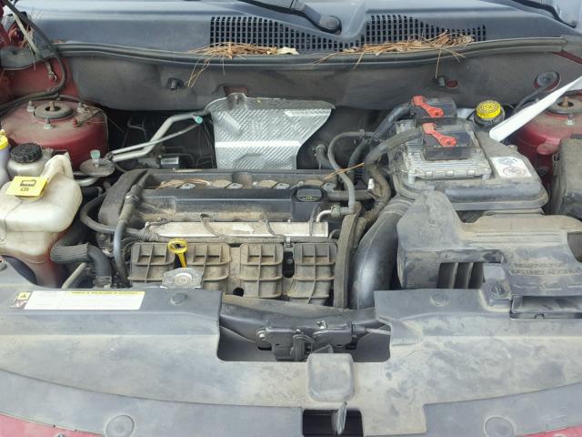 1C4NJCBA2CD526041 - 2012 JEEP COMPASS SP BURGUNDY photo 7