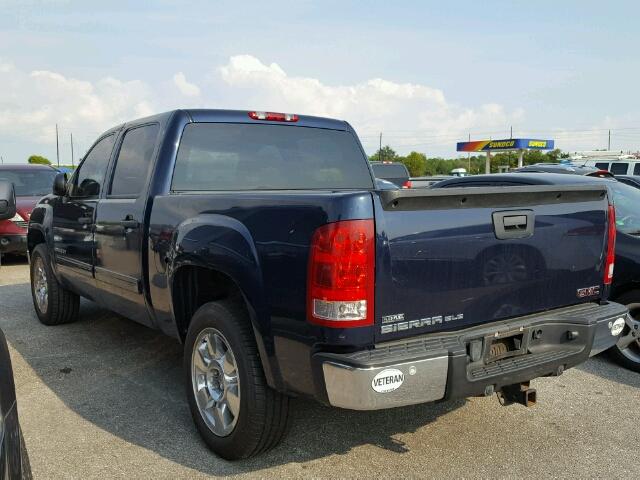 3GTEC23099G233971 - 2009 GMC SIERRA C15 BLUE photo 3