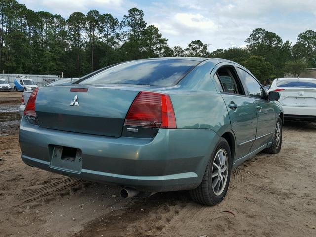 4A3AB46F74E117324 - 2004 MITSUBISHI GALANT ES BLUE photo 4