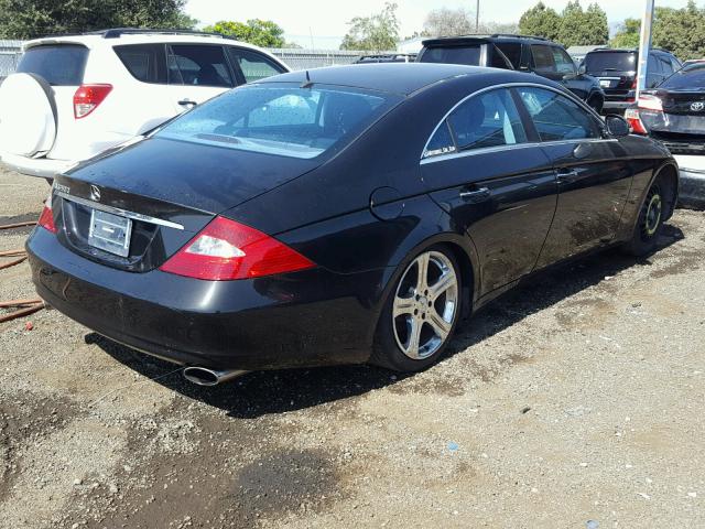 WDDDJ75X76A043479 - 2006 MERCEDES-BENZ CLS 500C BLACK photo 4