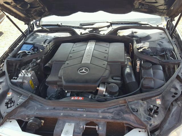 WDDDJ75X76A043479 - 2006 MERCEDES-BENZ CLS 500C BLACK photo 7