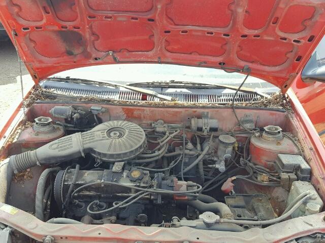 2C1MR6466M6711592 - 1991 GEO METRO BASE RED photo 7