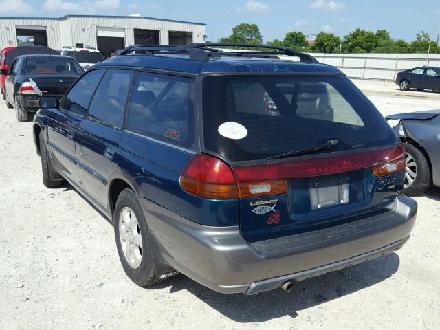 4S3BG6859W7603309 - 1998 SUBARU LEGACY 30T GREEN photo 3