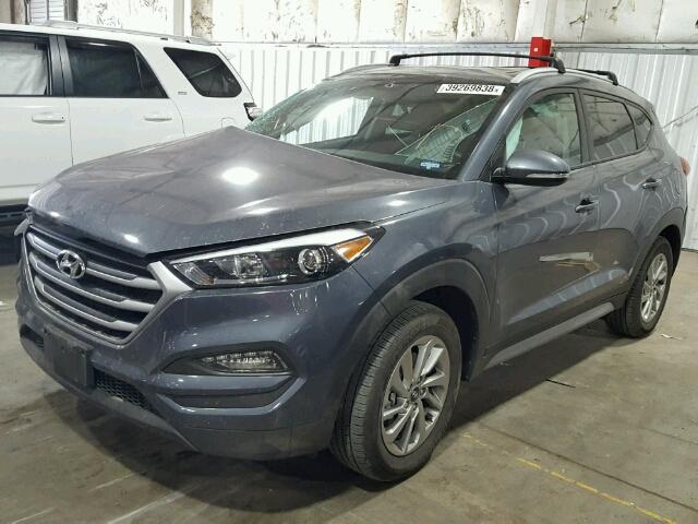 KM8J3CA43HU404120 - 2017 HYUNDAI TUCSON LIM GRAY photo 2