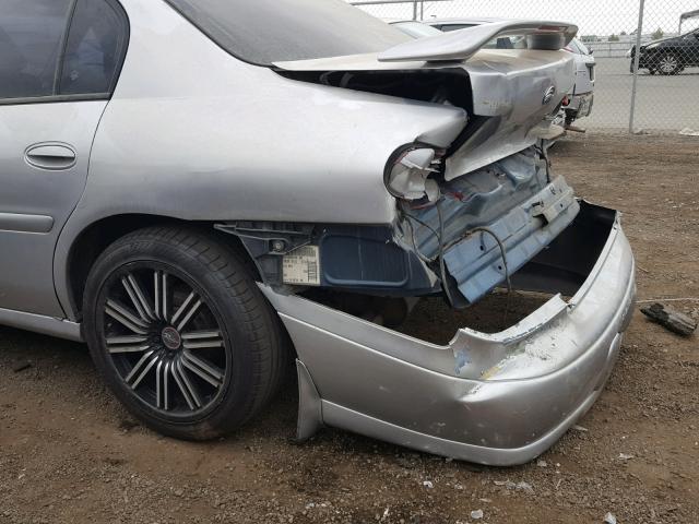 1G1NE52J82M659961 - 2002 CHEVROLET MALIBU LS SILVER photo 9