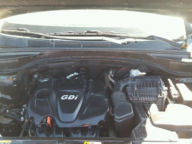 5XYZU3LB9GG367395 - 2016 HYUNDAI SANTA FE S 黑色 照片 7