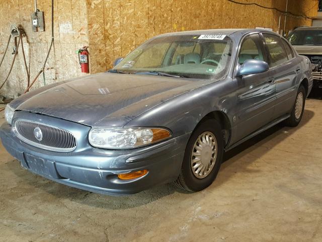 1G4HP54KX14144099 - 2001 BUICK LESABRE CU BLUE photo 2