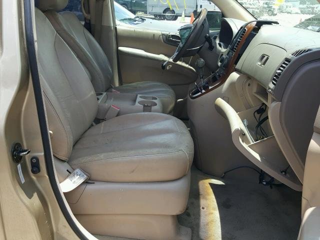 KNDMB233066099681 - 2006 KIA SEDONA EX BEIGE photo 5