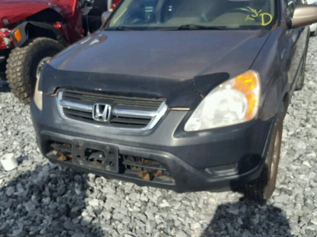 JHLRD78864C060225 - 2004 HONDA CR-V EX TAN photo 9