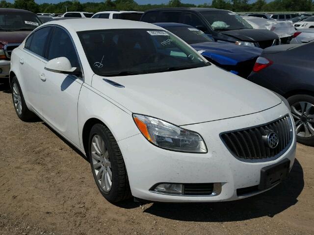 2G4GR5EK5C9122600 - 2012 BUICK REGAL WHITE photo 1