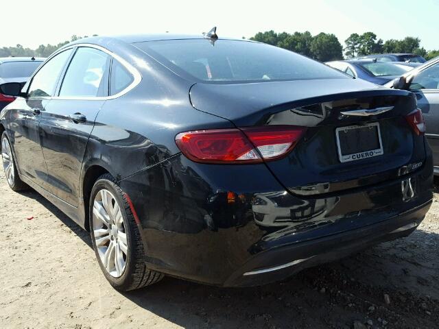 1C3CCCABXGN146526 - 2016 CHRYSLER 200 BLACK photo 3