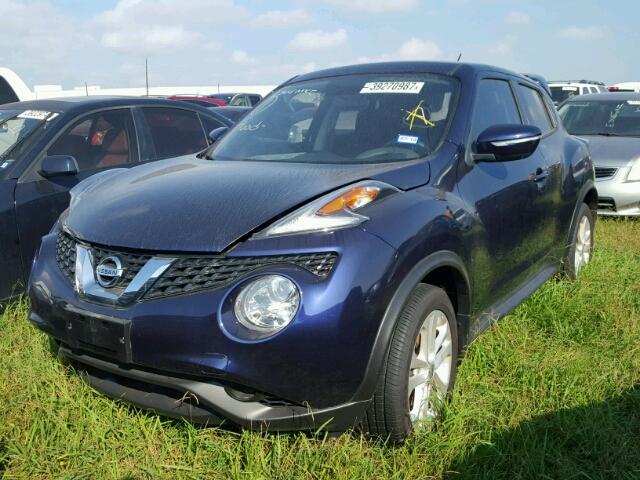 JN8AF5MR2HT703509 - 2017 NISSAN JUKE S BLUE photo 2