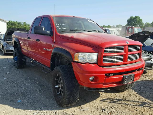 3D7KS28C95G864213 - 2005 DODGE RAM 2500 S RED photo 1