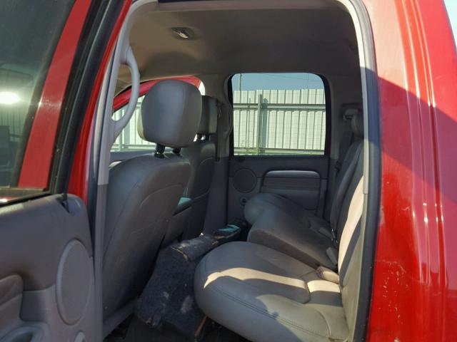3D7KS28C95G864213 - 2005 DODGE RAM 2500 S RED photo 6
