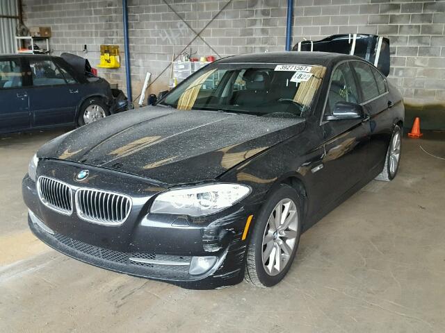 WBAXH5C58DD108079 - 2013 BMW 528 XI BLACK photo 2