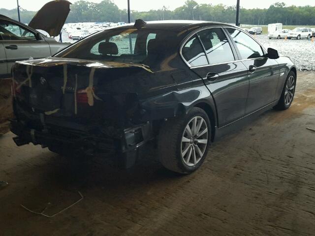 WBAXH5C58DD108079 - 2013 BMW 528 XI BLACK photo 4