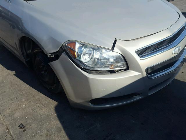 1G1ZA5EU8CF152986 - 2012 CHEVROLET MALIBU LS თაფლისფერი ფოტო 9