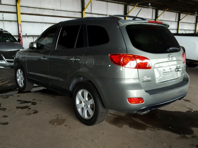 5NMSH73EX7H009073 - 2007 HYUNDAI SANTA FE S GREEN photo 3