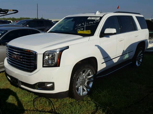 1GKS1BKC7HR365537 - 2017 GMC YUKON SLT WHITE photo 2