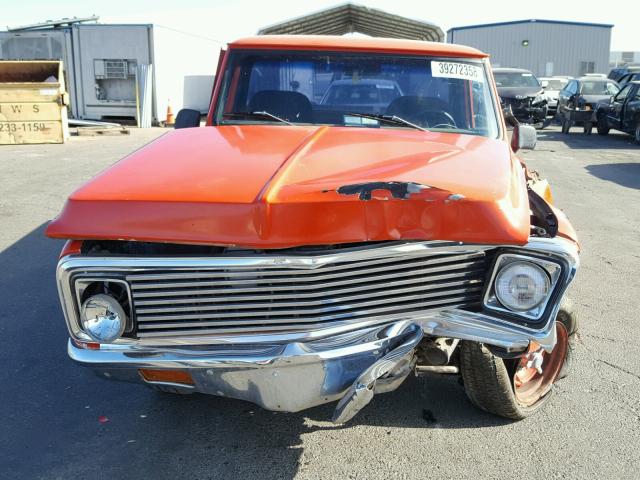 CCE142Z103557 - 1972 CHEVROLET TRUCK ORANGE photo 9