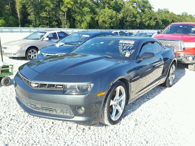 2G1FD1E35F9230292 - 2015 CHEVROLET CAMARO GRAY photo 2