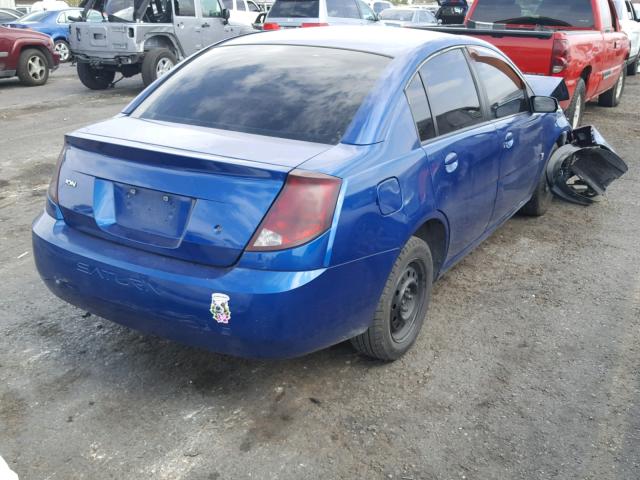 1G8AJ52F85Z151584 - 2005 SATURN ION LEVEL BLUE photo 4