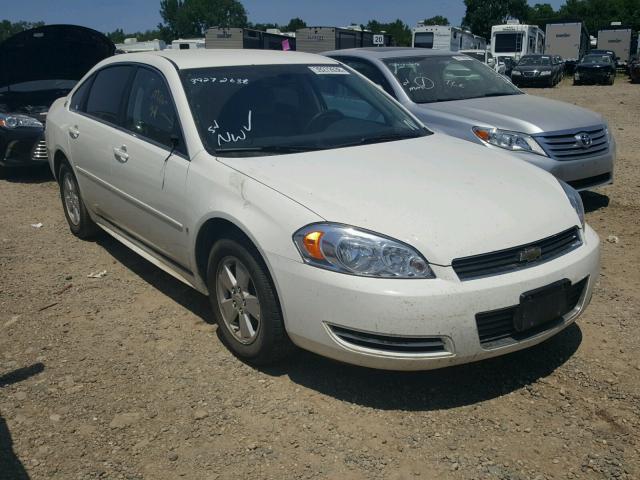 2G1WT57K191273156 - 2009 CHEVROLET IMPALA 1LT WHITE photo 1