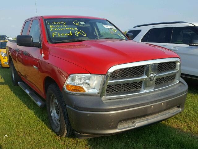 1D7RB1GP7AS127026 - 2010 DODGE RAM 1500 RED photo 1