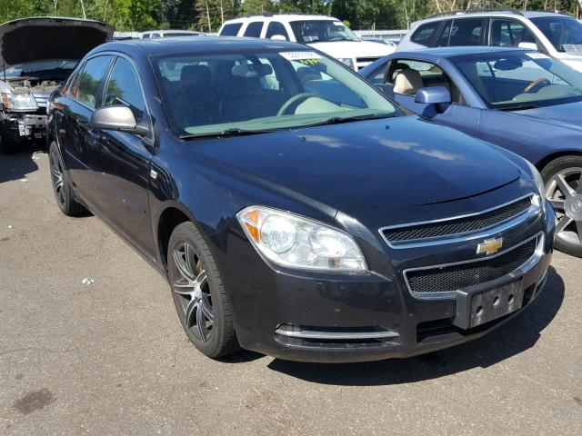 1G1ZG57B48F208827 - 2008 CHEVROLET MALIBU LS BLACK photo 1