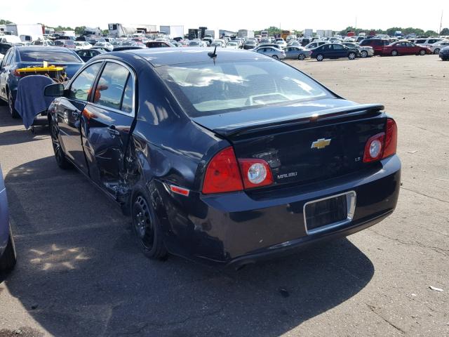 1G1ZG57B48F208827 - 2008 CHEVROLET MALIBU LS BLACK photo 3