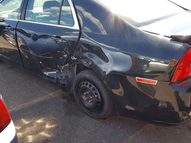 1G1ZG57B48F208827 - 2008 CHEVROLET MALIBU LS BLACK photo 9