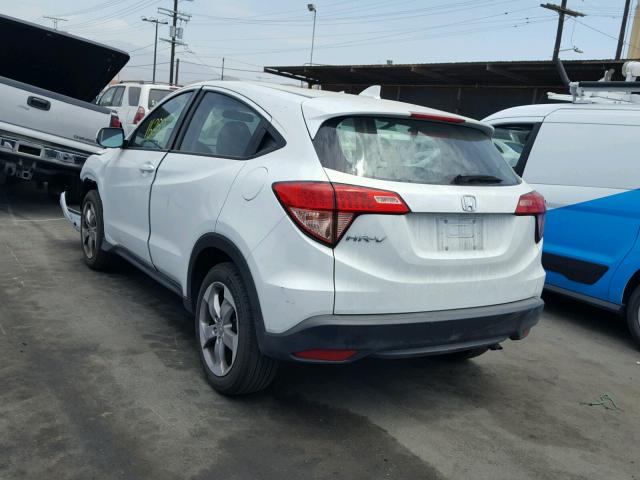 3CZRU5H3XHM726698 - 2017 HONDA HR-V LX WHITE photo 3