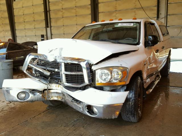 3D7KR28CX6G159904 - 2006 DODGE RAM 2500 S WHITE photo 2