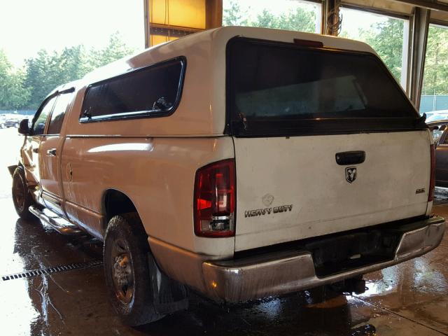 3D7KR28CX6G159904 - 2006 DODGE RAM 2500 S WHITE photo 3