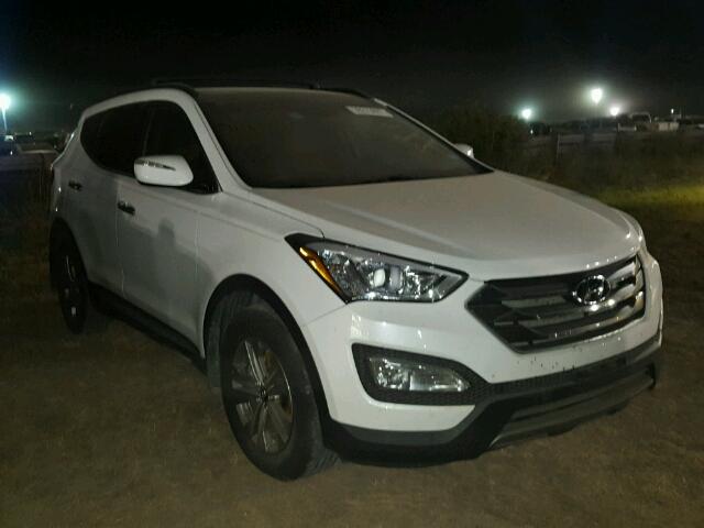 5XYZUDLB3GG308963 - 2016 HYUNDAI SANTA FE S WHITE photo 1